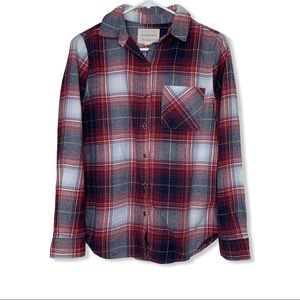 Aeropostale Plaid Long Sleeve Top
